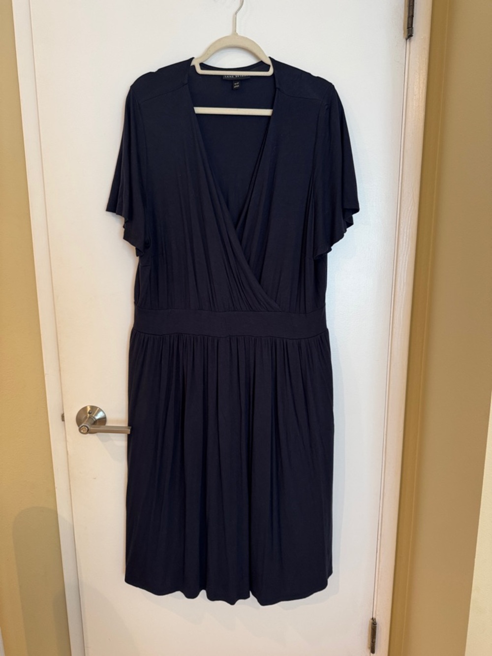 Lane Bryant Blue Midi Wrap Dress